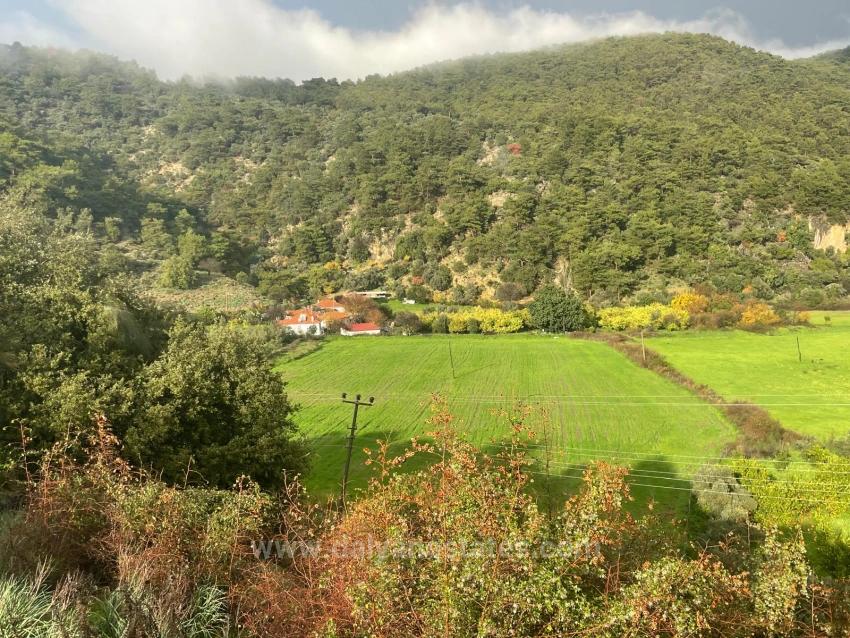 Ackerland Zum Verkauf Im Dorf Çandır, Gegenüber Von Dalyan.