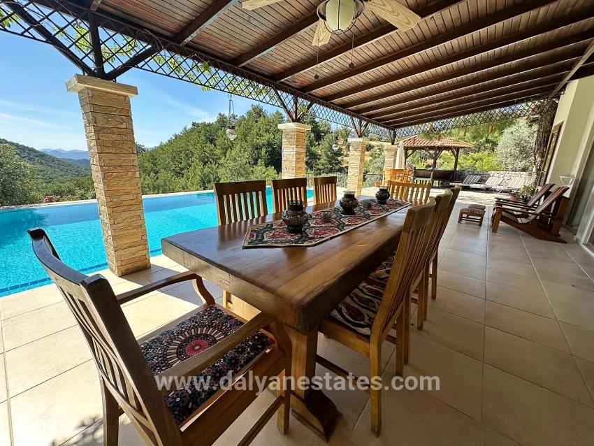 4+1-Zimmer Vip villa Zu verkaufen in Gökbel Bz. Ortaca - 8.000 m²