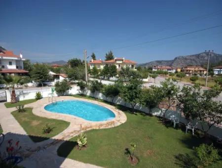 Detached Villa With Shared Pool And Lush Gardens In The Gülpınar Area Of Dalyan