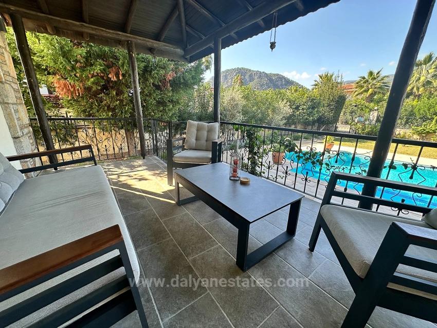 Elegant Villa With Private Pool And Large Garden In Dalyan Gülpınar