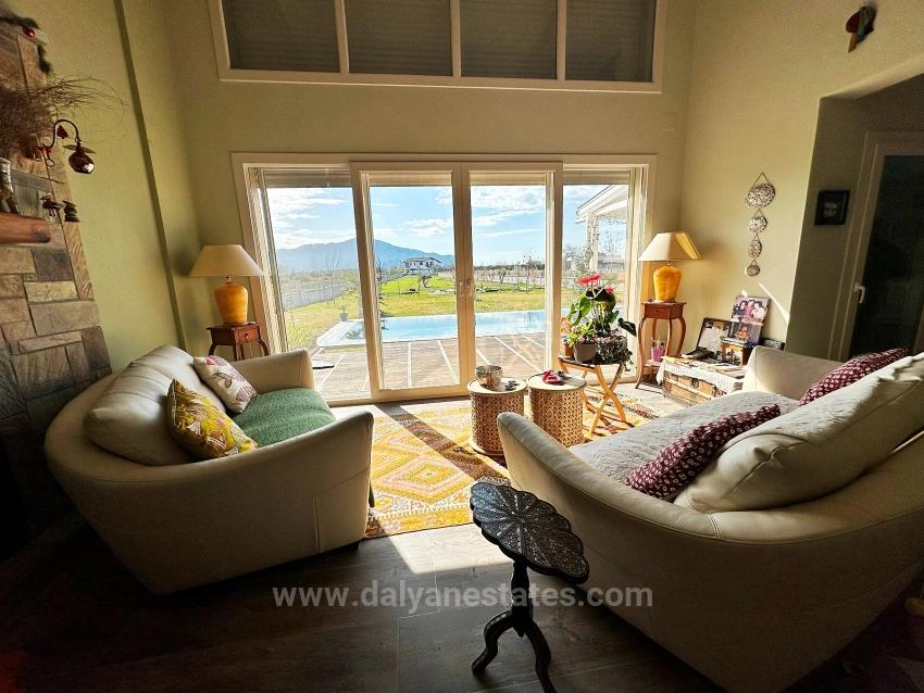 Duplex Villa For Sale In Dalyan, Maraş, On A 5000 M2 Plot