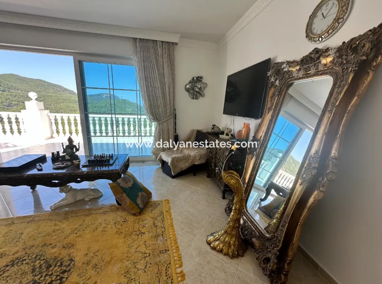 Dalyan Gökbel De Full İztuzu Plajı Ve Deniz Manzaralı Satılık Villa