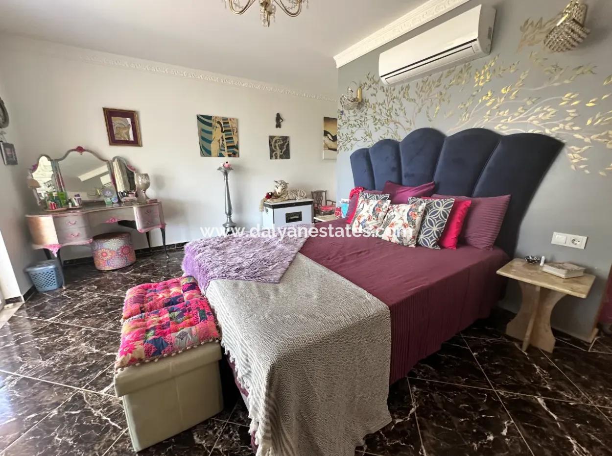 Dalyan Gökbel De Full İztuzu Plajı Ve Deniz Manzaralı Satılık Villa