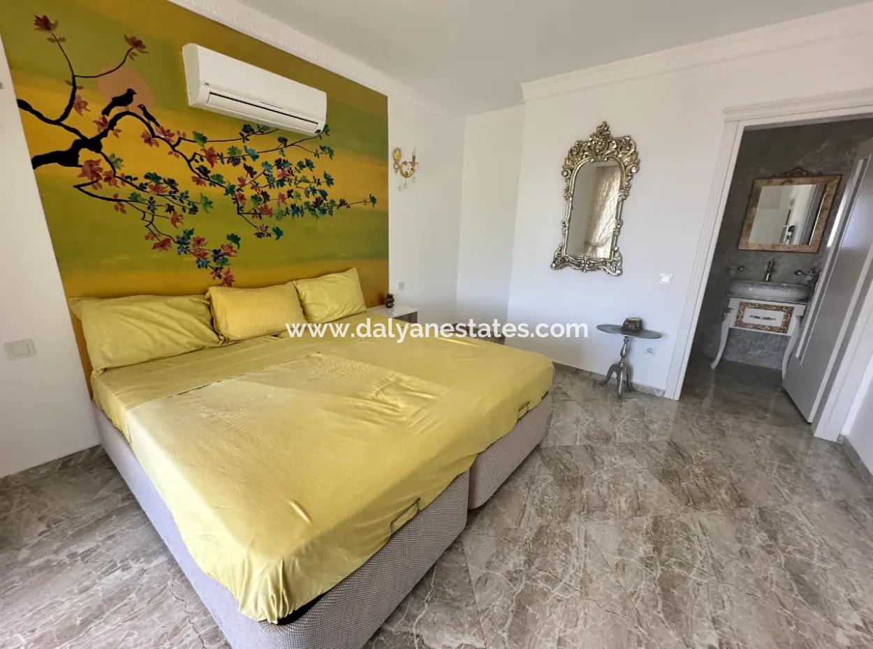 Dalyan Gökbel De Full İztuzu Plajı Ve Deniz Manzaralı Satılık Villa