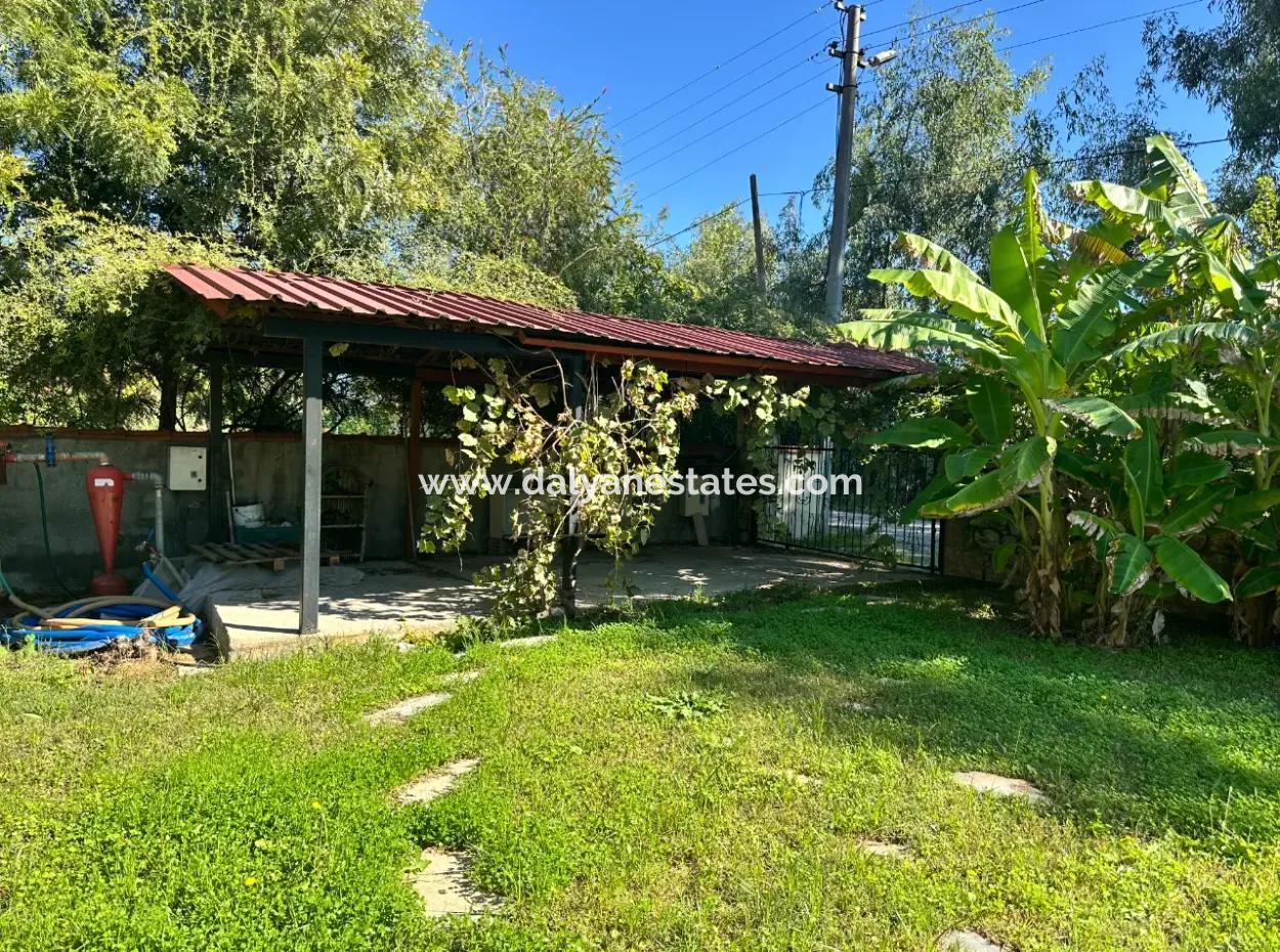 Dalyan Merkeze Yakın Kiralık Tek Katlı Havuzlu Ev